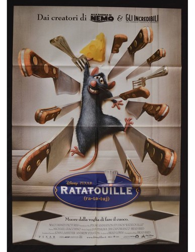 Affiche rataouille tuj - ta,