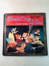 Blanche neige et les 7 nains livre disque - Walt Disney - Rajoute 33 tour 1/3