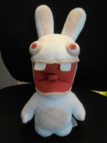 Doudou peluche lapins crétins - lapins,