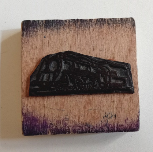 Old stamp ink - stamp, on