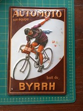 Plaque métal Byrrh AutoMoto 30x20 cms