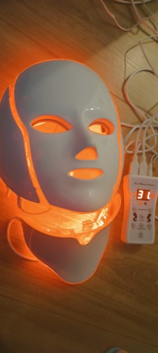 Masque led visage multicolore - masque,