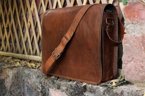 Sac chèvre cuir messager