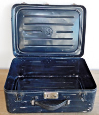 vintage VALISE en METAL de MARIN MILITAIRE matelot marine nationale ARMEE france