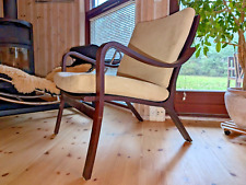 Chaise de Salon Vintage 60er Palissandre Skalma Rétro Easy Danois 60s B12a