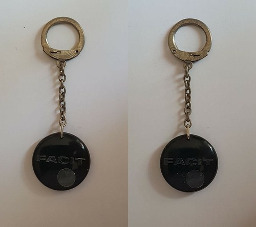 Porte clés facit relief - porte-clés, noir