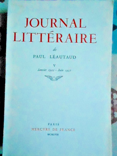 Paul léautaud journal - léautaud‎, ‎journal
