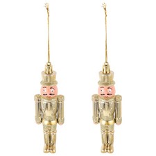  2 Pcs Soldat Casse Noisette Ornement Casse-noisette Mini Décorations Casse-noix