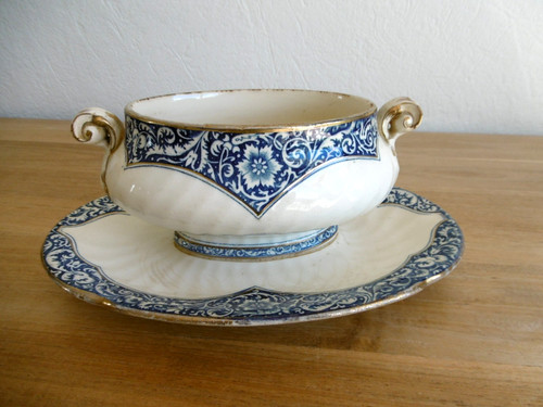 Sauciere faience gien xix - faience,