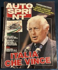AUTOSPRINT Auto Sprint 47 20 Novembre 1984 Gianni Agnelli Ferrari Testarossa