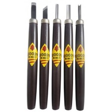 Set 5 Couteaux de Sculpture Woody - Fabriqué au Japon