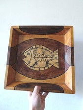 Vintage Plateau 34 cm Bois