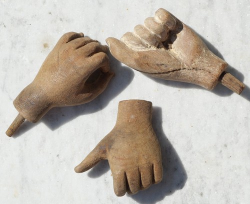 Petites mains bois - bois, sculpté