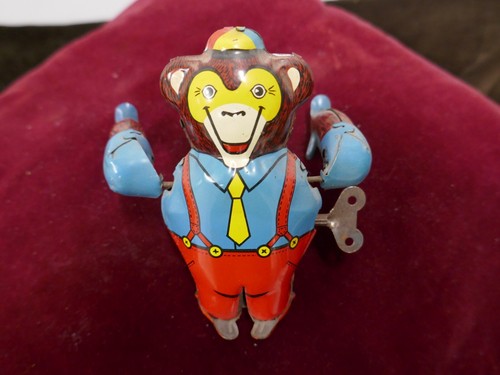 Jouet mécanique singe - mécanique,
