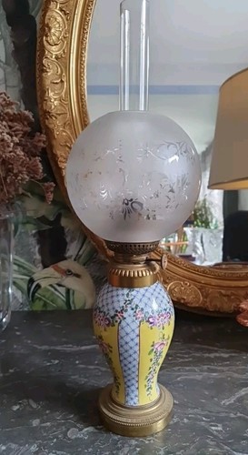 Ancienne lampe petrole en - lampe,