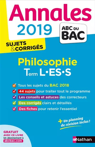 Annales abc bac 2019 - bac,