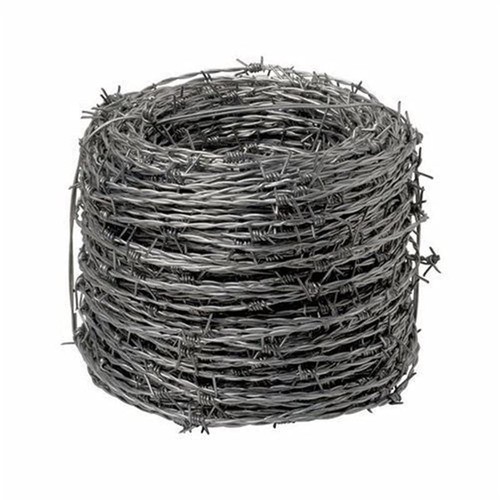 Fil barbelé galvanisé 4 - barbelé, à