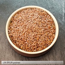 LIN BRUN - Epice, herbe, aromate, condiment, piment, poivre, graines :