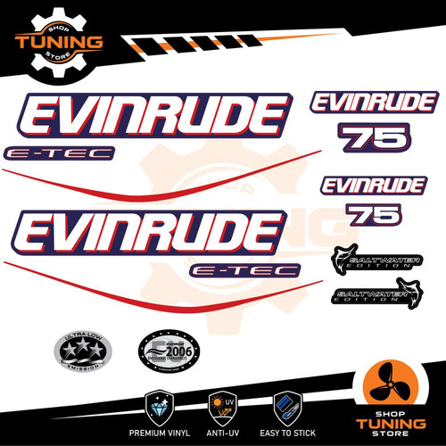 Kit autocollants pour moteur - kit,