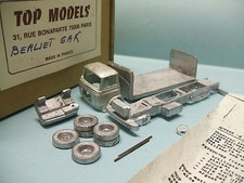 Top Models - BERLIET GAK Brasseur kit à monter métal blanc neuf NBO HO 1/87