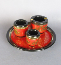 Cendrier En Céramique Peint