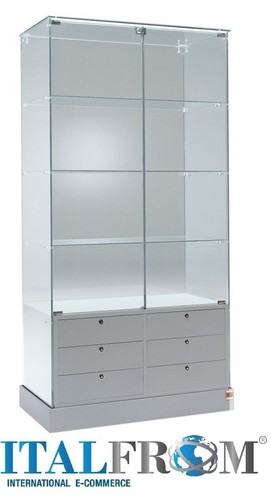 Verre affichage vitrine avec - affichage,