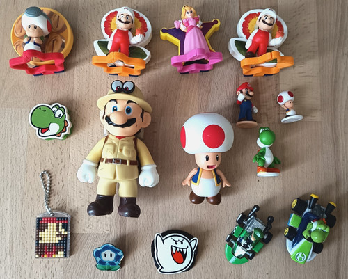 Lot figurines super - super, mario