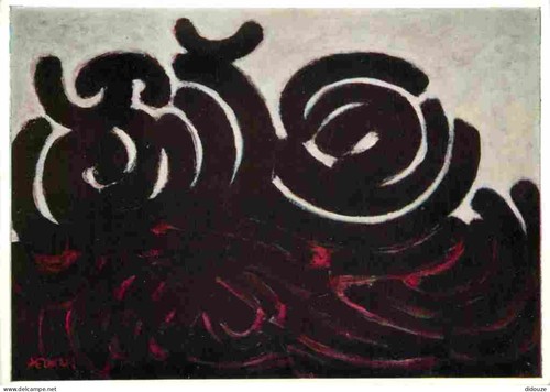 Carte postale art - -, peinture