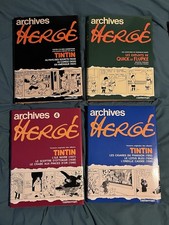 Archives Hergé 4 Tomes Tintin Noir Et Blanc Presque Neuf
