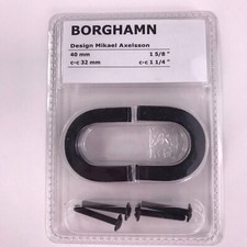 BORGHAMN 1-5/8" Handle, Black