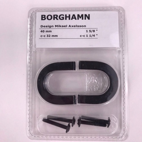 Borghamn handle black - 1-5/8",