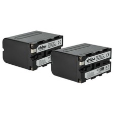 2x Batterie pour Sony PXW-Z100 NEX-FS100 PLM-100 VCL-ES06A 6000mAh