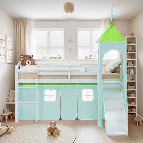 Lit mezzanine 90x200 enfant - lit, d'enfant