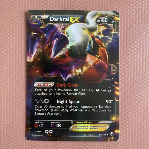 Carte pokemon darkrai - carte, ex