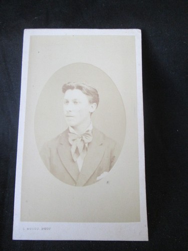 Photo cdv jeune homme - jeune,