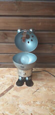 VINTAGE  LAMPE D APPOINT  A PINCE EN FORME DE ROBOT . FONCTIONNE