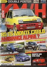KM/H 25 MEGANE RS GENDARMERIE POLO G40 & GTI IMPREZA WRX 500 ABARTH ESSE ESSE