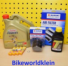 Suzuki GSX 650 F 08-15 Original Filtre à Huile Air Bougies D'Allumage Castrol