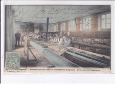AUBUSSON: manufacture de tapis et tapisserie braquenié, atelier tapisserie -