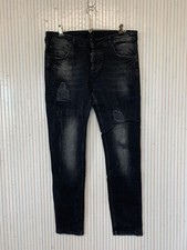 Jean slim Noir effet Délavé