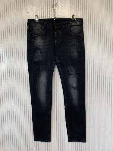 Jean slim noir effet - jean,