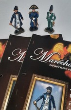 Lot De 3 Soldats En Plomb  HACHETTE Maréchaux D'empire N°158,157,156