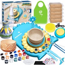 Kit de Poterie pour Enfants, Tour de Poterie Électrique, Kit Poterie Machine ...