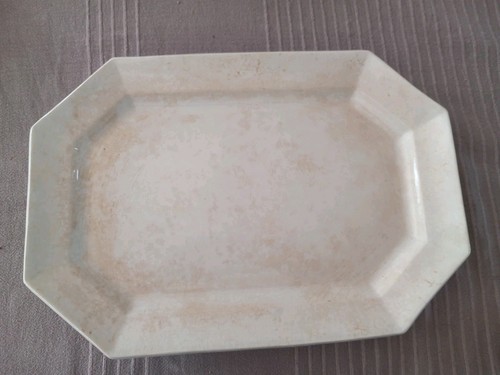 Grand plat octogonale ancien - grand,