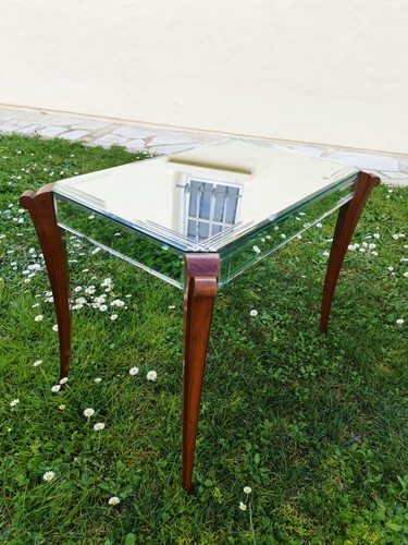 Table basse miroir - table, vintage