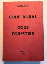 DALLOZ -  Code Rural - Code Forestier - 1983 - Neuf (jamais utilisé)