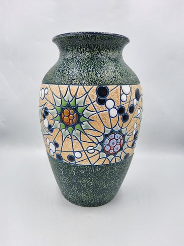 Grand vase céramique - , crispée