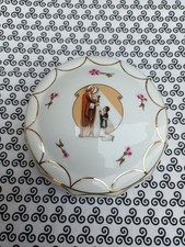 Porcelaine de Baudour bonbonnière boîte Communion