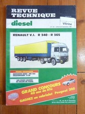 R340 R365 Revue Technique PL Renault Etat - Bon Etat Occasion