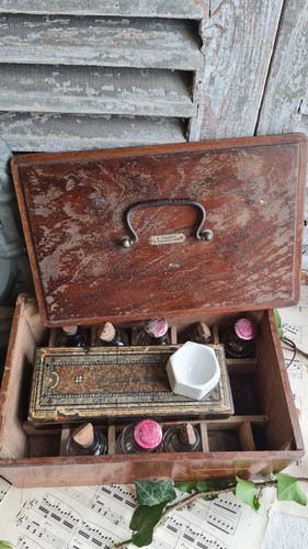 Ancien coffret bois de - coffret,